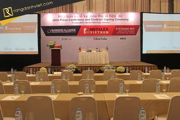 Backdrop hội thảo